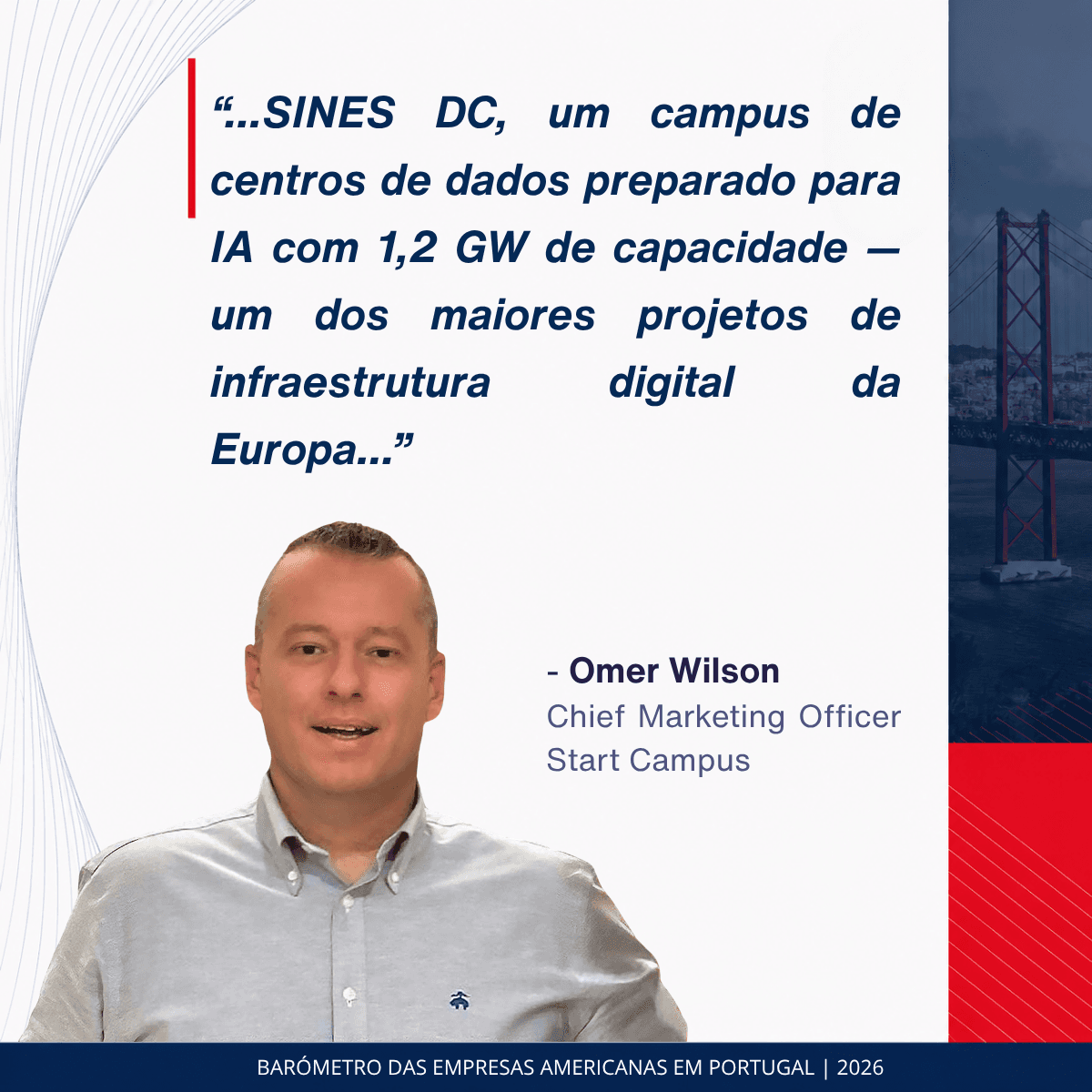 Perspetivas Empresariais | Omer Wilson, Start Campus